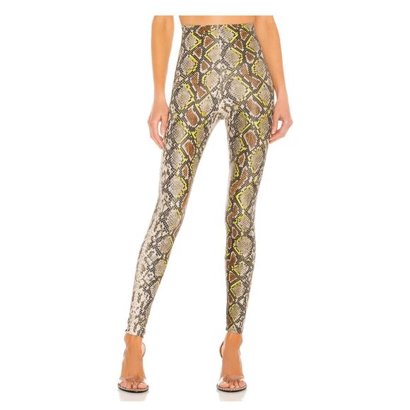 Commando Faux Leather Animal Legging in Neon Snake NWT - Picture 4 of 5